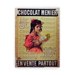 Íman "Menier Chocolat", na venda em toda parte (lith da