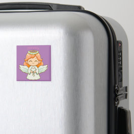 Íman Menina anjo e passarinho