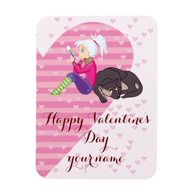 Íman Menina apaixonada (Vertical)