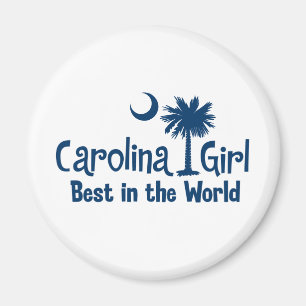 Íman Menina azul de Carolina melhor no mundo