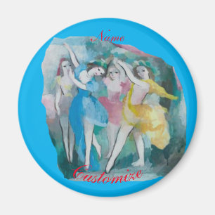 Íman Menina Ballerina Dancers Thunder_Cove