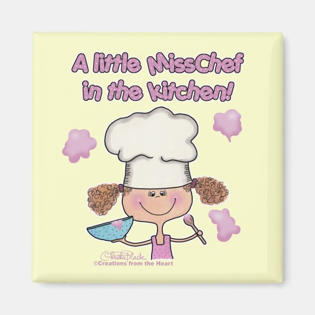 Íman Menina Chef (Frente)