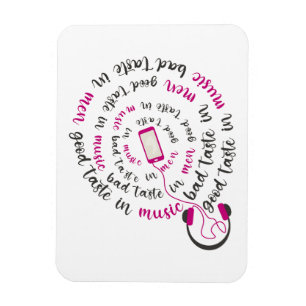 Íman Menina cita Bom gosto na música, mau gosto nos hom