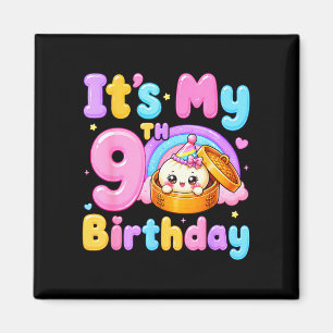 Íman menina de 9 anos de aniversário kawaii anime dumpl