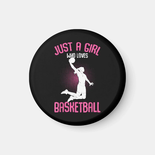 Íman Menina de Basquete Mulheres (Frente)