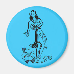 Íman Menina de Hula