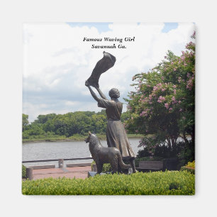 Íman Menina de ondulação famosa do savana GA