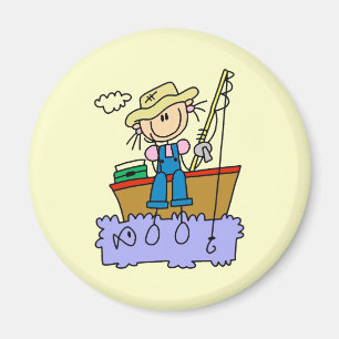 Íman Menina de Palitinho Pescando