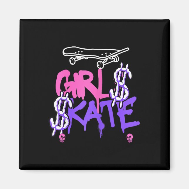 Íman Menina de Skate (Frente)