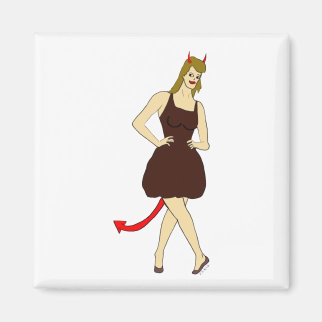 Íman menina diabólica (Frente)