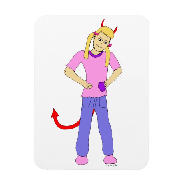 Íman menina diabólica (Vertical)