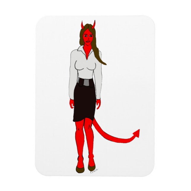 Íman menina diabólica (Vertical)