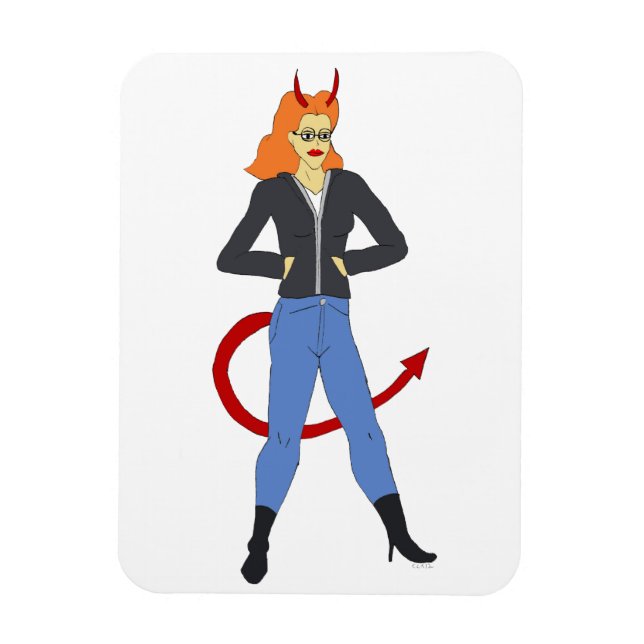 Íman menina diabólica (Vertical)