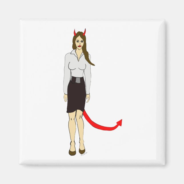 Íman menina diabólica (Frente)