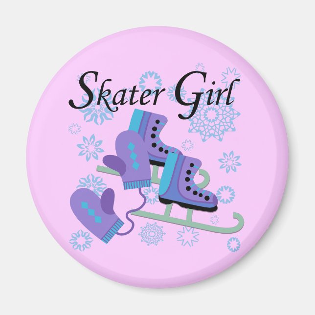 Íman Menina do patinador (Frente)