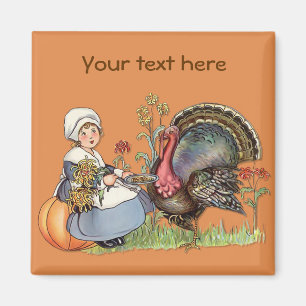 Íman Menina do peregrino - personalize