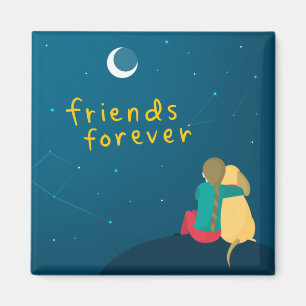 Íman Menina e Cão Melhor Amiga