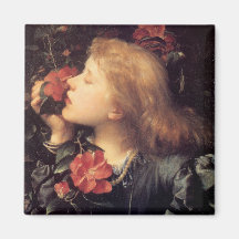 Menina Escolhendo uma Flor Bonita (por G.F. Watts)