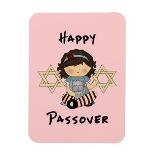 Íman Menina feliz do Passover