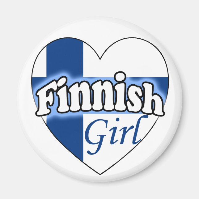 Íman Menina Finlandesa (Frente)