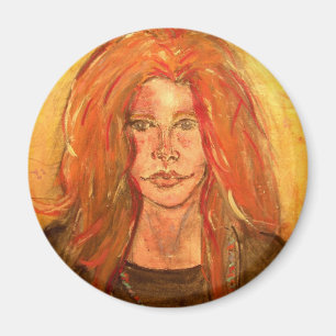 Íman menina hippie