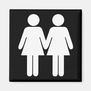 Íman Menina + Ímã preto da menina