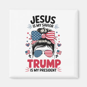 Íman Menina Jesus Meu Salvador Trump Presidente Cristã