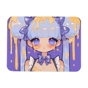 Íman Menina Kawaii Chibi Gota de Mel