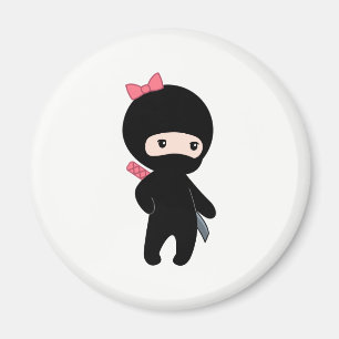 Íman Menina minúscula de Ninja