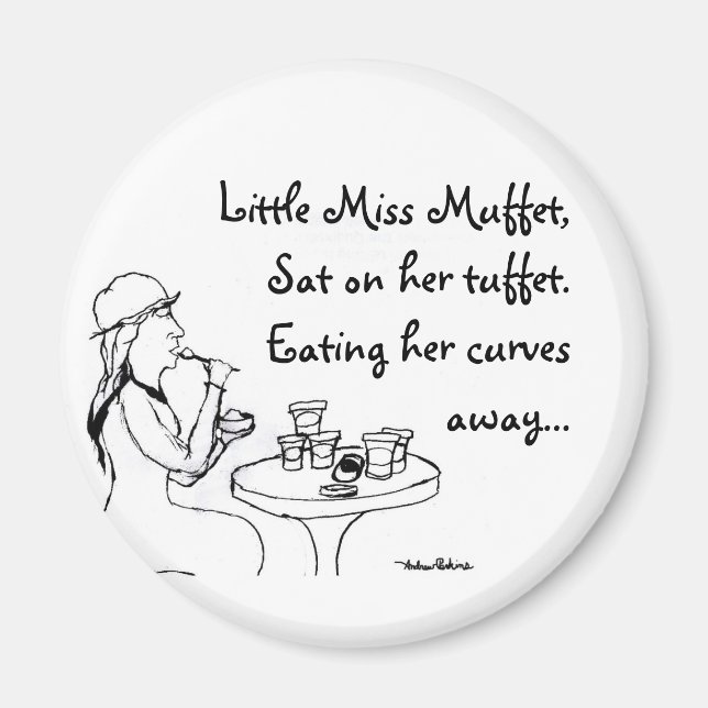 Íman Menina Muffet (Frente)