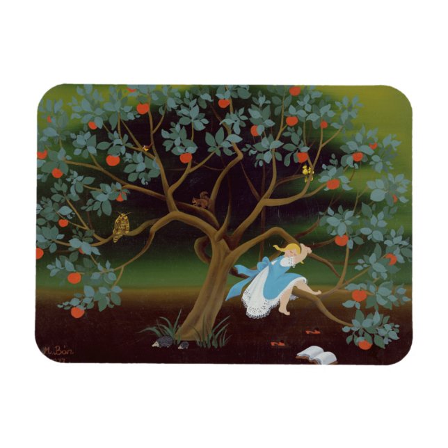 Íman Menina na Árvore dos Sonhos (Horizontal)