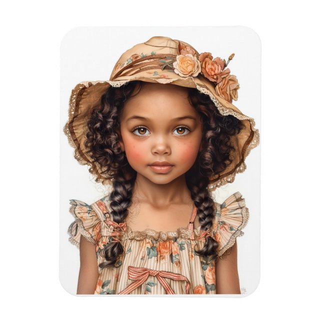 Íman Menina Negra (Vertical)