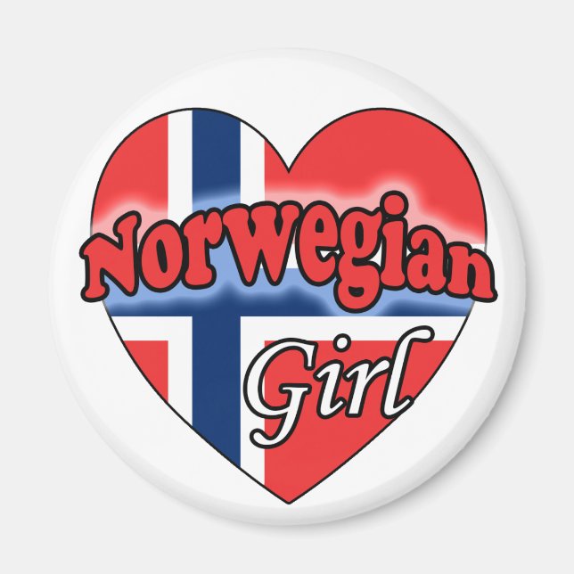 Íman Menina Norueguesa (Frente)