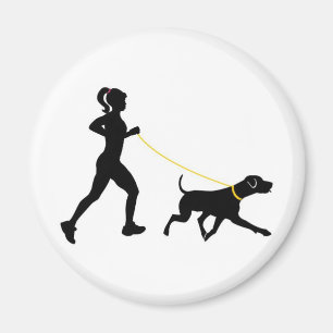 Íman Menina que funciona com seu ímã do cão