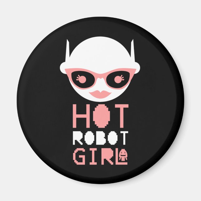 Íman Menina robô sexy (Frente)