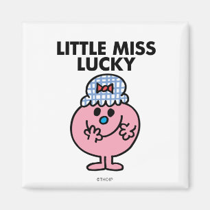 Íman Menina Sortuda Escondendo A Boca