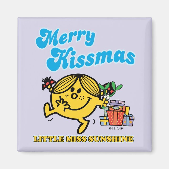 Íman Menina Sunshine | Feliz Kissmas (Frente)