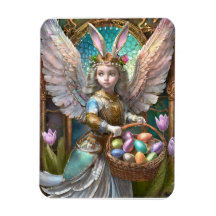Menina Vestindo roupa de anjo na Páscoa