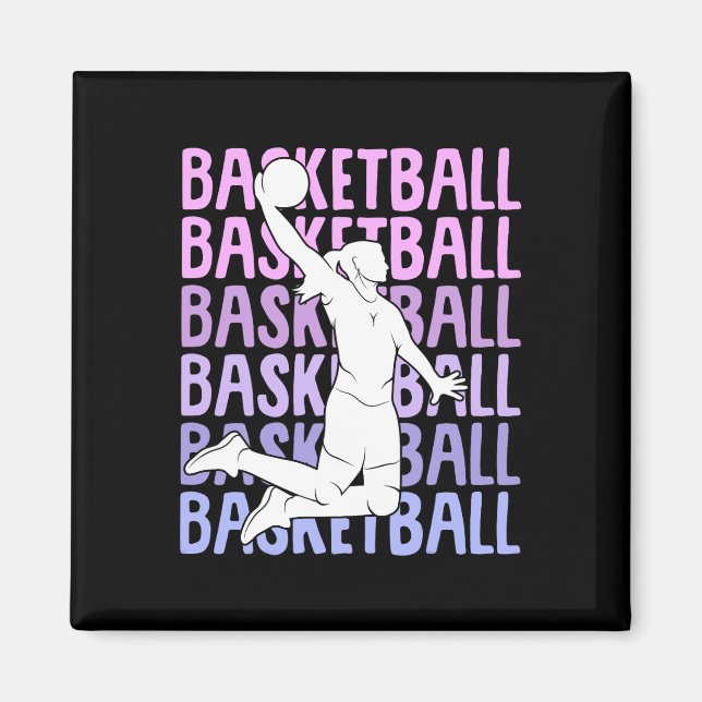 Íman Meninas de basquete (Frente)