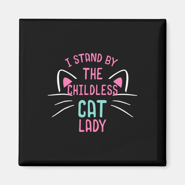 Íman Meninas de Gato Infantis Senhoras I Stand (Frente)