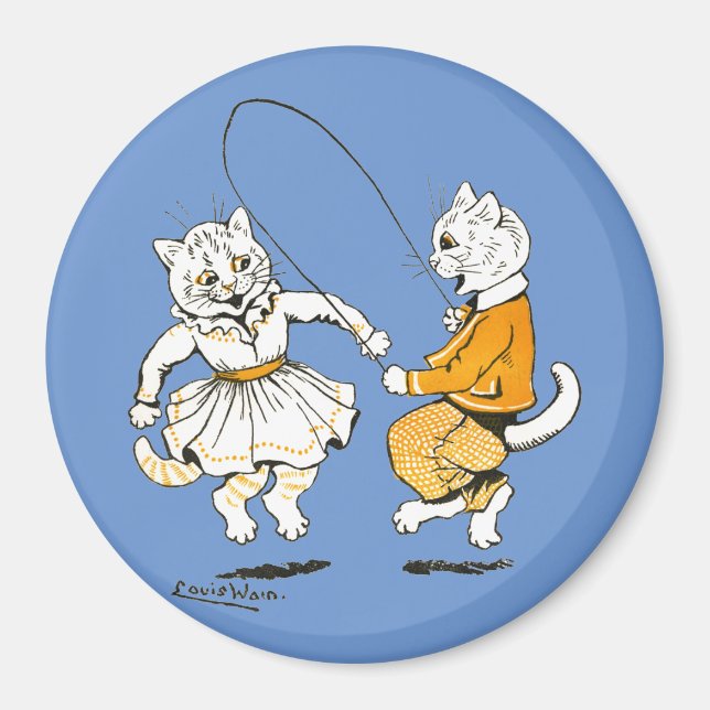 Íman Meninas e Meninos, Louis Wain (Frente)