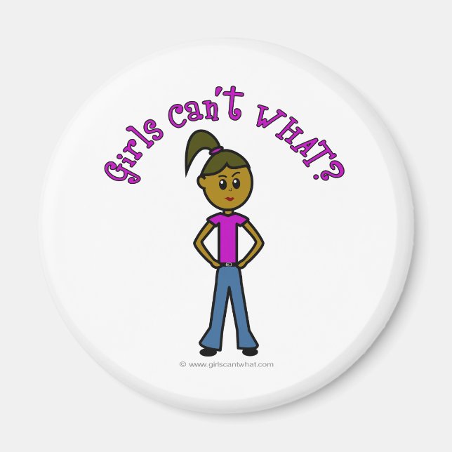 Íman Meninas escuras não sabem o quê? Logo (Frente)