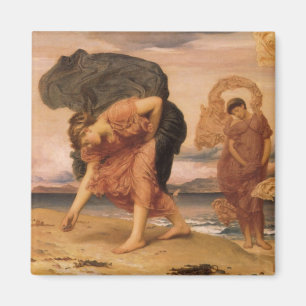 Íman Meninas Gregas Catando Seixos por Lord Leighton