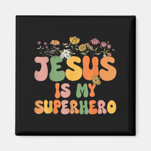 Íman Meninas Jesus É Minha Irmã Cristã Super Herói Deus