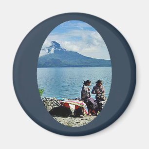 Íman Meninas maias em Lago Atitlan