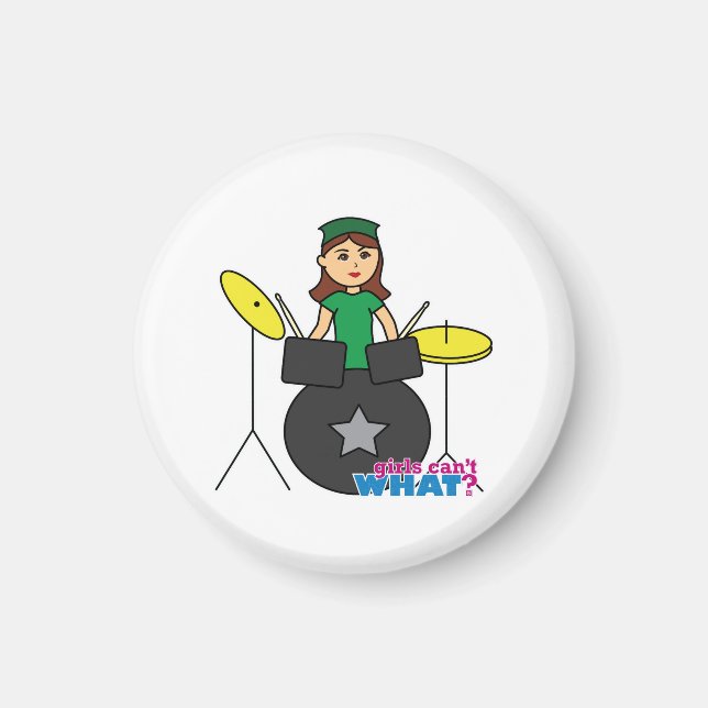 Íman Meninas não sabem o quê? Design Personalizado do C (Frente)