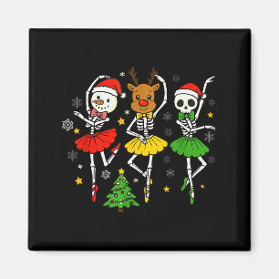 Íman Meninas Natal Ballet Esqueleto Bailarina Mulheres