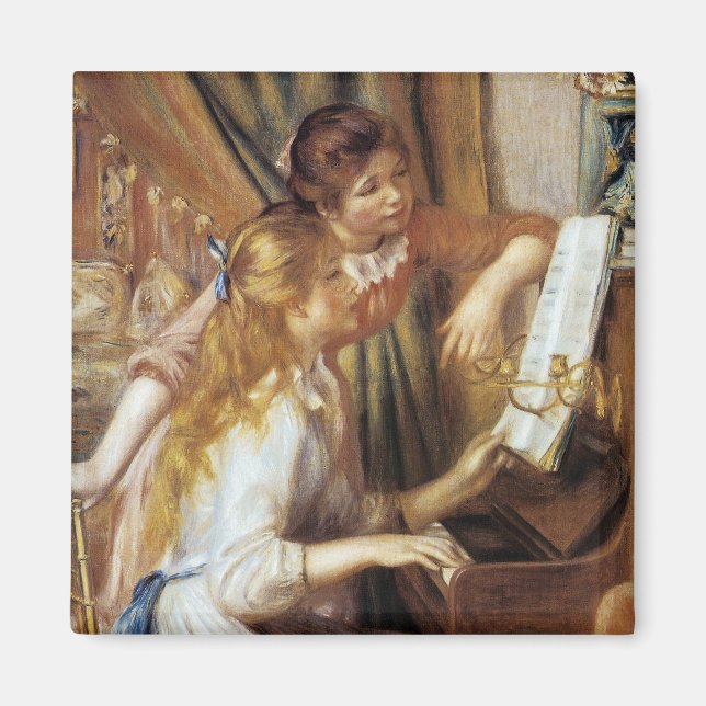 Íman Meninas no Piano (Frente)