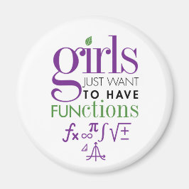 Íman Meninas só querem ter funções de magneta matemátic