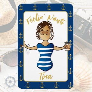 Íman Meninas Viajam Decor para Sua Engraçada Porta de C